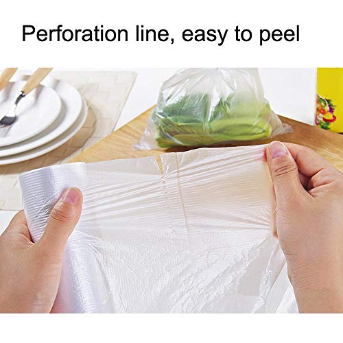 12" x 20" Plastic Produce Bag,2 rolls,350 Bags/Roll,for Fruits, Vegetable, Bread, Food Storage.