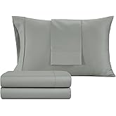 Izod Sateen Silky 4Pc Queen Size Bed Sheet Set, Deep Pockets – fits Upto 17", Smooth & Buttery Feel, Long-Staple Soft Combed 100% Cotton Bed Sheet, Hotel Luxury Bedding Sheets & Pillowcases - Sage