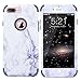 iPhone 7 Plus Case, Dexnor Dual Layer Hybrid Marble Hard Case Full Body Anti Scratch Shock-Absorbing Protective Case for iPhone 7 Plus 5.5’’ - Gray