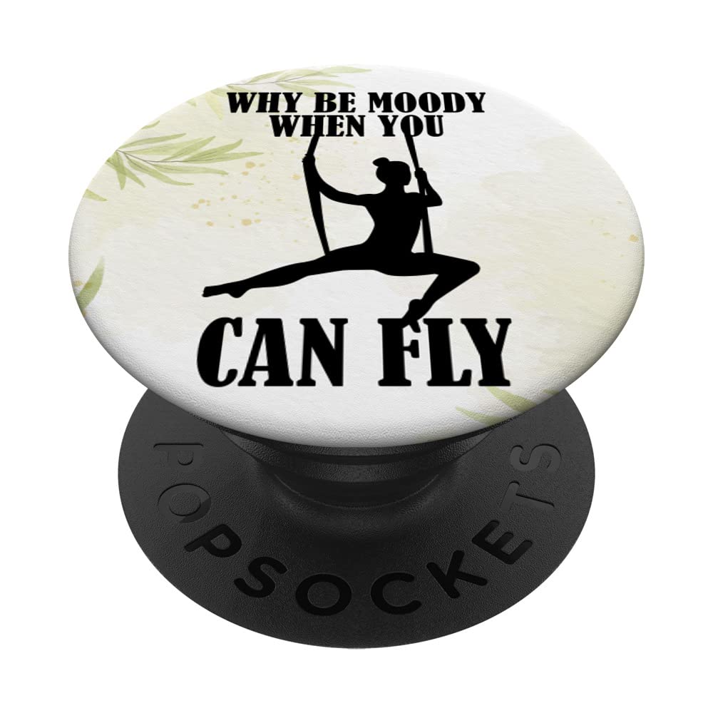 Aerial Yoga Aerial Silks Aerialist Air Yoga Watercolor PopSockets Swappable PopGrip