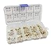 [initeq] Brass Threaded Inserts for Plastics Assortment A Insert Nuts for 3D Printing (Imperial)