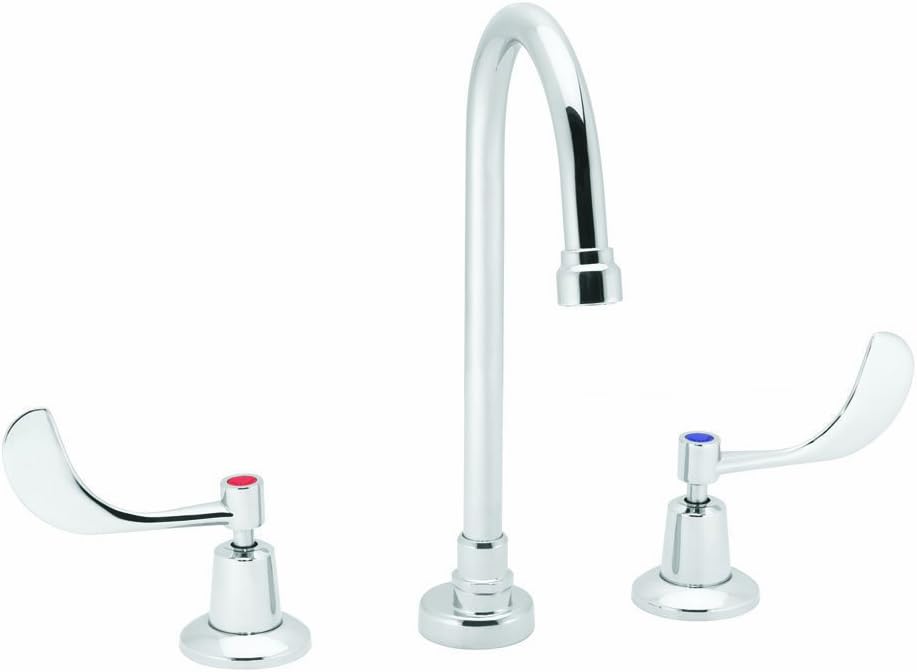 Speakman SC3004LD Commander Widespread Faucet with 4Inch Wrist Blade