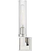 Z-Lite 3031-1S-PN Beau Wall Sconce, 1-Light 60 Watts, Polished Nickel