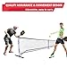 Pickleball Net - Portable Pickleball Net Sets With Large Carry Case, Wind & Dirty Resistant Pickleball Net For Durable Using Professional Pickleball Net System Includes Metal Frame & Net in Carry Bag