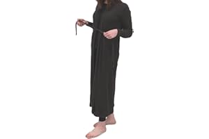 monica + andy Women's Organic Waffle Lounge Robe