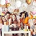 TrueGold Gold Glitter Balloons Silver Confetti Balloons 20 Pack | Curling Ribbon Rolls & Flower Clips | Balloons with Confetti Foil Dot Mylar | for Unicorn Birthday Party Wedding