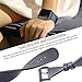 COVERY Compatible with Apple Watch Band 44mm 42mm, Genuine Leather Replacement Strap Compatible with Apple Watch Series 4 (44mm) Series 3, Series 2, Series 1 (42mm), Sport & Edition (Space Gray)