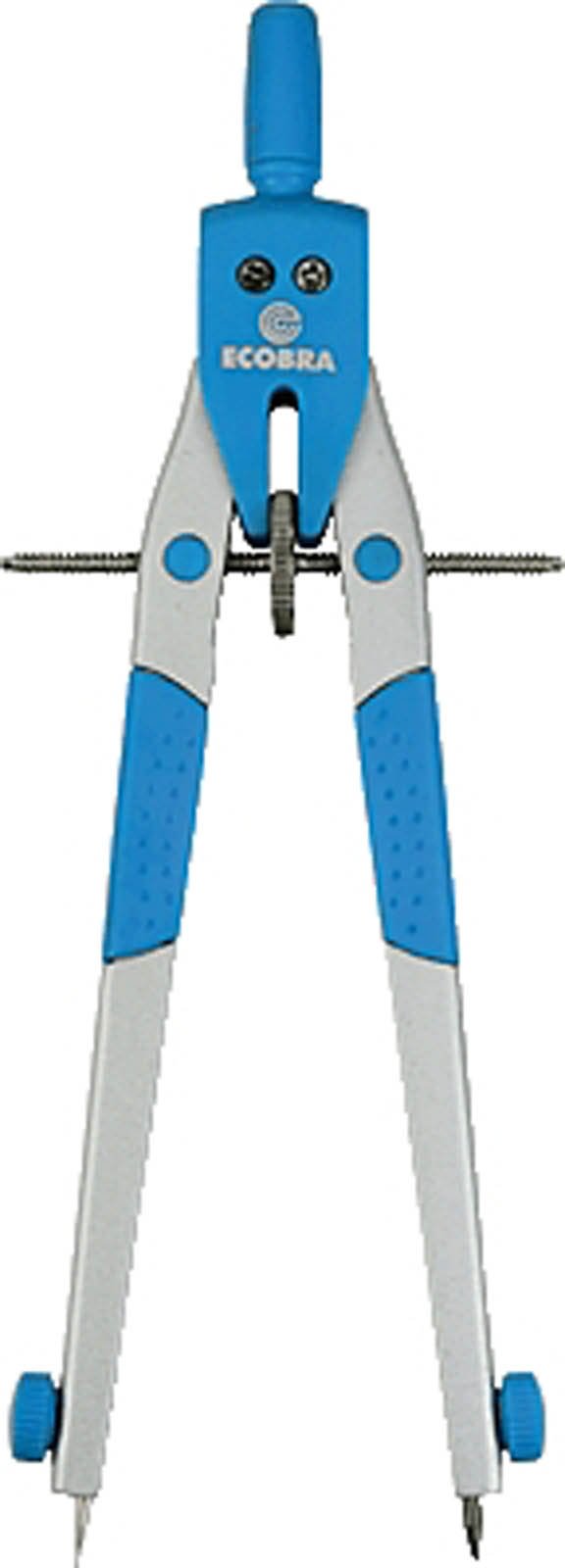 Ecobra 375454 Modern Art Geometry Compass Silver/Light Blue