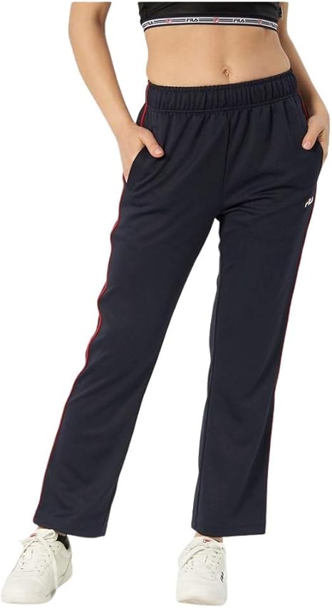 Amazon Nissen ニッセン レディース 大きいサイズ スポーツウェア フィットネスウェア Fila ジャージロングパンツ ネイビー 6l フィットネス トレーニング レディース 通販