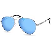 Pro Acme Polarized Aviator Kids Sunglasses for Girls Boys Age 3-18, Petite Aviator Frame for Small Face Juniors, 52MM