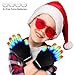 LED Flashing Finger Lighting Gloves, Colorful Light Up Toys with Extra Batteries for Kids 3 4 5 6 7 8 9 10 Years Old,Camping Outdoor Games Dark Party Favors Sensory Glow Toys, Best Gift for Christmas