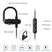 JESBOD QY11 Wireless Headset Bluetooth 4.1 with Mic IPX4 Sweatproof Noise-Canceling for Running.