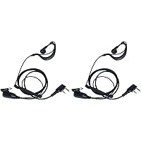 BVMAG G Shape Headset Walkie Talkie Earpiece Headset with Mic PTT for Baofeng UV-5R BF-F8HP BF-888S BF-F9 Kenwood TK-3140 TK-