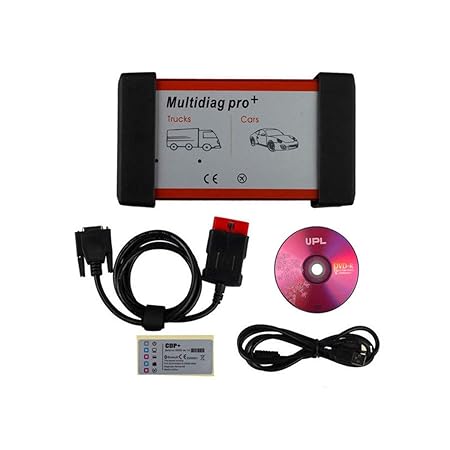 Y&Jack Multidiag Pro + OBD2 TCS CDP 2015.R3 Scanner-Diagnosewerkzeug für PKW und LKW ohne Bluetooth