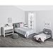 Little Seeds Monarch Ivy Metal Toddler Bed, Graphite Gray