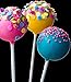 Cestari Cake Pop Sticks - Won't Bend or Fall Apart - Candy Making Accessories - Food Grade Paper - Compostable - Baking Tools & Accessories - Set of 50 4.5 Inch Long White Dessert Sticks