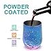 NEWBEA 12 oz Wine Tumbler with Lid, Double Wall Vacuum Insulated Stemless Glass, Stainless Steel Wine Cup Perfect for Wine, Coffee, Drinks, Champagne, Cocktails