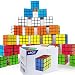Mini Cube, Puzzle Party Toy,21pack, Eco-Friendly Material with Vivid Colors,Party Favor School Supplies Puzzle Game Set for Boy Girl Kid Child, Magic Cube Goody Bag Filler Birthday Gift primary