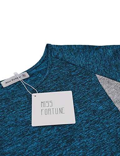 image for MISS FORTUNE Long Sleeve Workout Tops Outdoor Shirts Women Raglan Quic