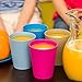 Creative Goods Bamboo Kids Cups (10 oz) - No BPA or Phthalates - Eco Friendly Toddler Cups Without Lids - Non Toxic Non Plastic - Set of 4 Drinking Cups for Kids - Ideal for Baby Showers and Birthdays