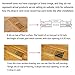 Homewell Red Oak Wood Floor Register, Drop in Vent with Damper, 4x12 Inch, Unfinished