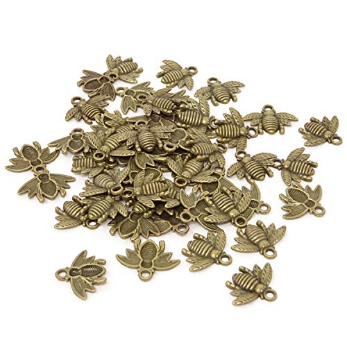 3 Honeybee+Pendants+Jewelry+Accessory+21x16mm