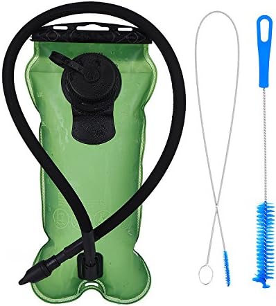 Hydration Pack Water Bladder 3 Liter with Cleaning Kit,Tasteless,Leakproof Water Reservoir For Bicycling Hiking Camping by FSHMO