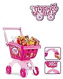 Holy Stone Shopping Cart Includs More Than 30pcs Pretend Play Toy for Kids