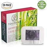 TOKIMARU Premium Foot Pads 20 Pack | Cleanse and Remove Impurities | Improve Sleep and Aid Relaxation | Pain and Stress Relief | Safe, Organic, Natural | Lavender, Rose, Peppermint, Green Tea, Ginger