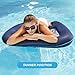 Aqua Premium Convertible Water Lounge Inflatable Oversized Pool Float Multi Position Recliner, 74