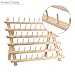 KINGSO 60 Spool Wooden Thread Rack and Organizer for Sewing Quilting Embroidery