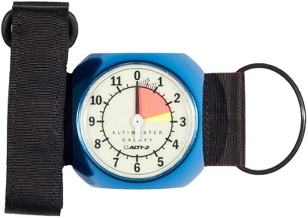 Blue Alti2 Altimaster III Galaxy Analog Skydiving Altimeter Glow Face