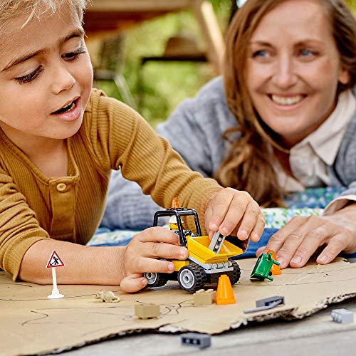 LEGO 60284 City Baustellen-LKW Spielzeug Bausteine-Set, Frontlader Baufahrzeug für Jungen und Mädchen ab 4 Jahre, Lernspielzeug für Kinder – Bild 7