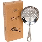Julep Strainer: Professional Stainless Steel SS304 Cocktail Strainer for Home or Commercial Bar