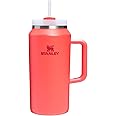 Stanley Quencher H2.0 Tumbler with Handle & Straw 64 oz | Flowstate 3-Position Lid | Large Capacity for Travel & Sports | Insulated Stainless Steel Cup | BPA-Free | Hot Coral