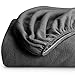 Bare Home Super Soft Fleece Fitted Sheet - Twin Extra Long Size - Extra Plush Polar Fleece, Pill Resistant - Deep Pocket - All Season Cozy Warmth, Breathable & Hypoallergenic (Twin XL, Grey)