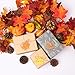 Whaline 150 Pcs Fall Gift Tags Maple Leaves Favor Paper Tags Favor with 131 Feet Natural Jute Twine for Autumn, Thanksgiving, Wedding, Craft Presents (3 Colors)