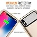 iPhone X Battery Case, Alpatronix BX10 5.8-inch 4000mAh Slim Rechargeable Extended Protective Portable Backup Charger Case for iPhone X Juice Bank Power Pack [Apple Certified Chip; iOS 11+] - Gold