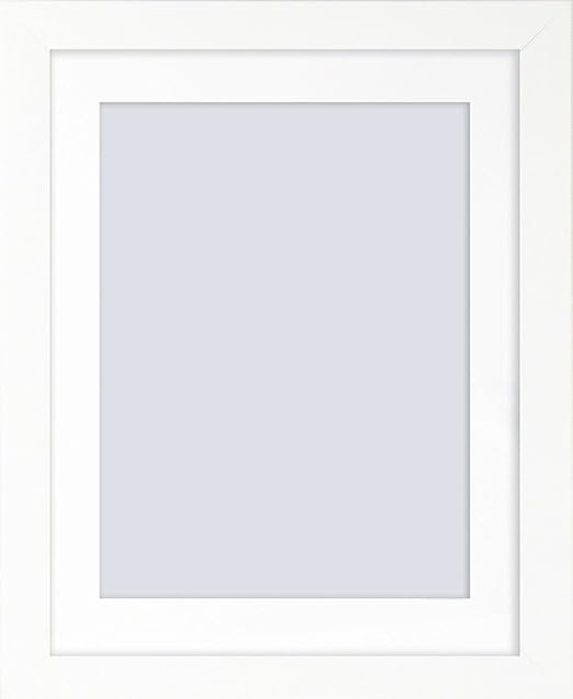 Photo Frames And Art 20x16"/A3 721 White Photo Frame With Mount (Width