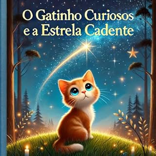 Livro O gatinho curioso e a estrela cadente