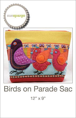 Birds on Parade Sac Pattern by Sue Spargo