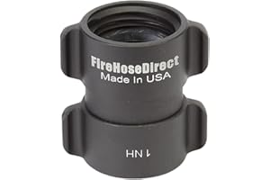 FIREHOSEDIRECT Aluminum 1" NH to 1" NH Double Female Fire Hose Adapter