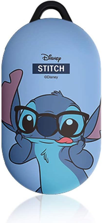 Plastic Galaxy Buds/Buds Plus + Case, Compatible with Samsung Galaxy Buds, fit, Hard Protective Case, Full Body Protection (Stitch)