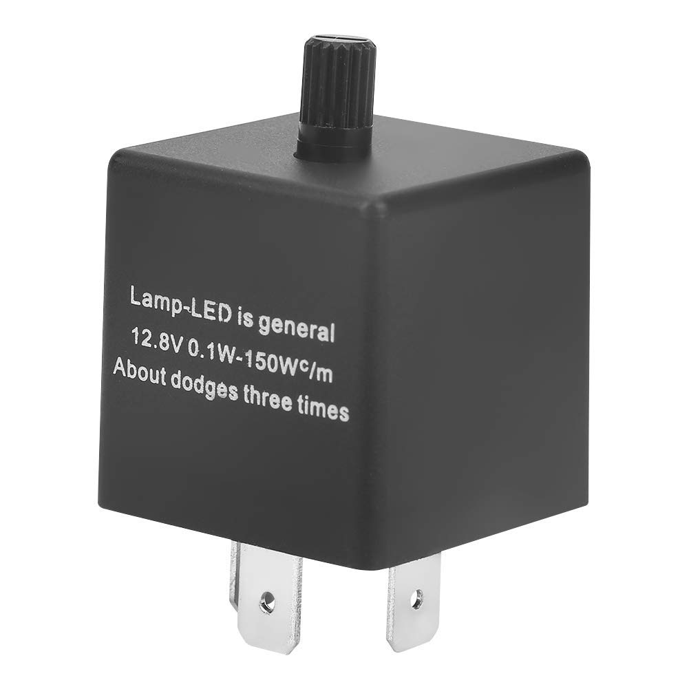 3Pin Adjustable LED Flasher Blinker Relay 0.1W-150W for Turn Light Indicator