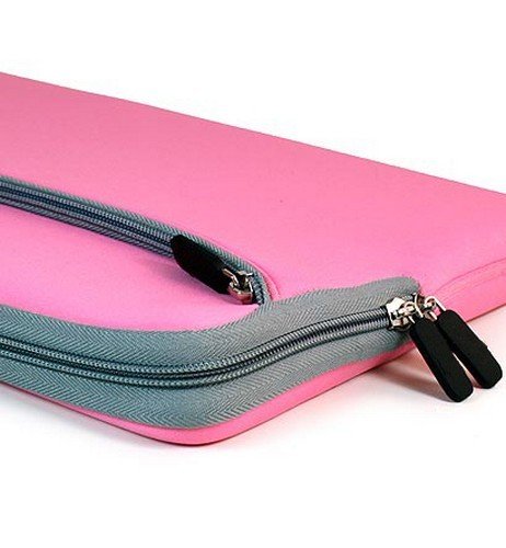 Gizmo Dorks Neoprene Zipper Sleeve (Pink) for the Lenovo IdeaPad S12, S206, U260