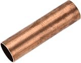 Sourcing Map Copper Round Tube 28mm OD 1mm Wall 100mm Length
