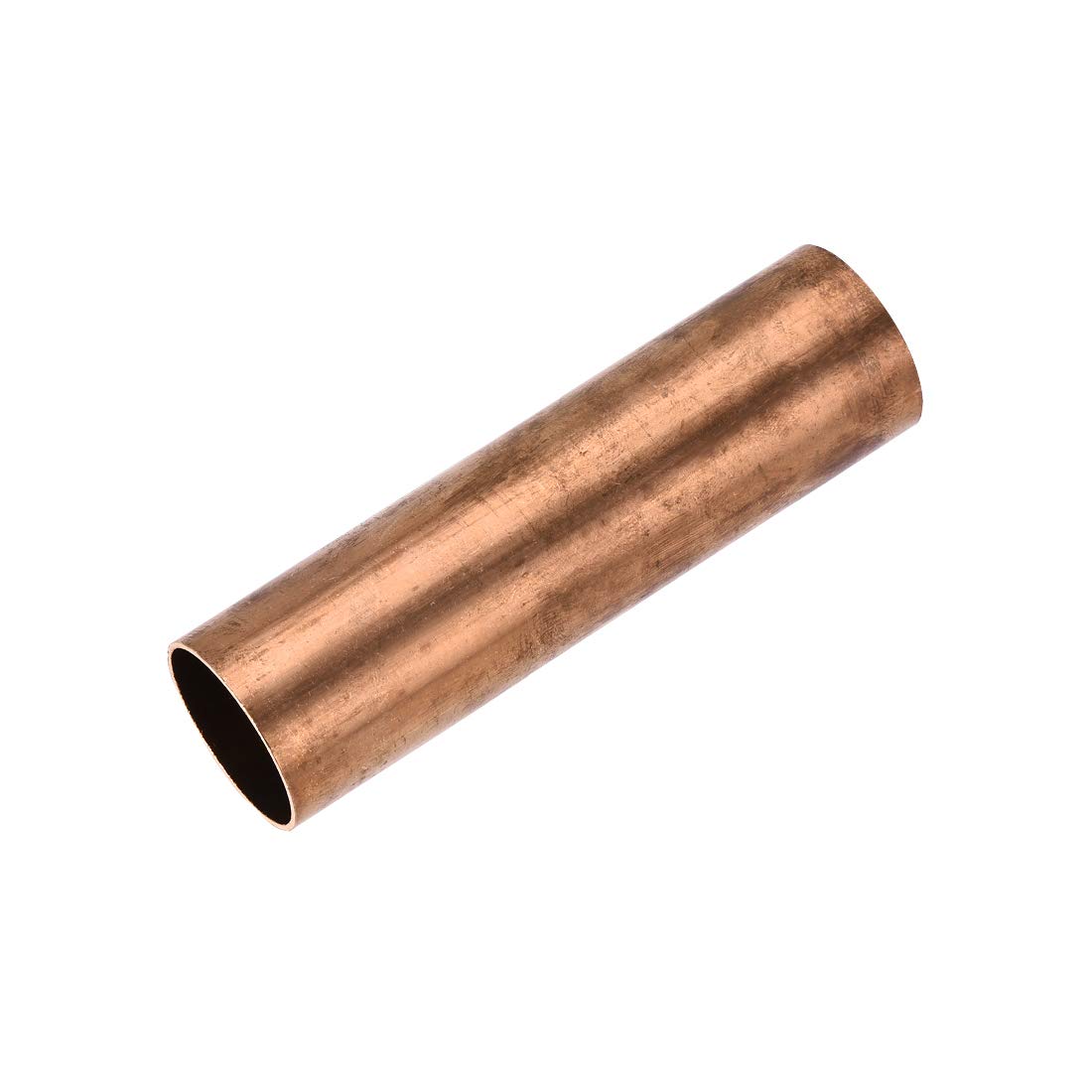 sourcing map Copper Round Tube, 28mm OD 1mm Wall Thickness 100mm Length Straight Pipe Tubing