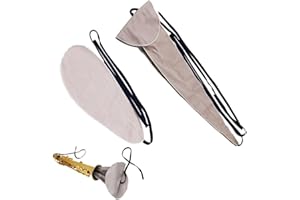 Shengsenfu 2 Pcs Saxophone Cleaning Cloth Kit,Alto Saxophone Cleaning Kit for Alto Tenor Sax Clarinet Flute and other Wind Wo