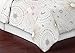 Sweet Jojo Designs Blush Pink, Gold, Grey and White Star and Moon Celestial Girl Full/Queen Kid Childrens Bedding Comforter Set 3 Pieces