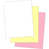 NextDayLabels PLAIN 3-Part Color Collated Paper 500 Sheets | White, Canary &amp; Pink color paper 8.5x11 for invoices, work orders &amp; multi-part forms. NOT CARBONLESS. Made in the USA